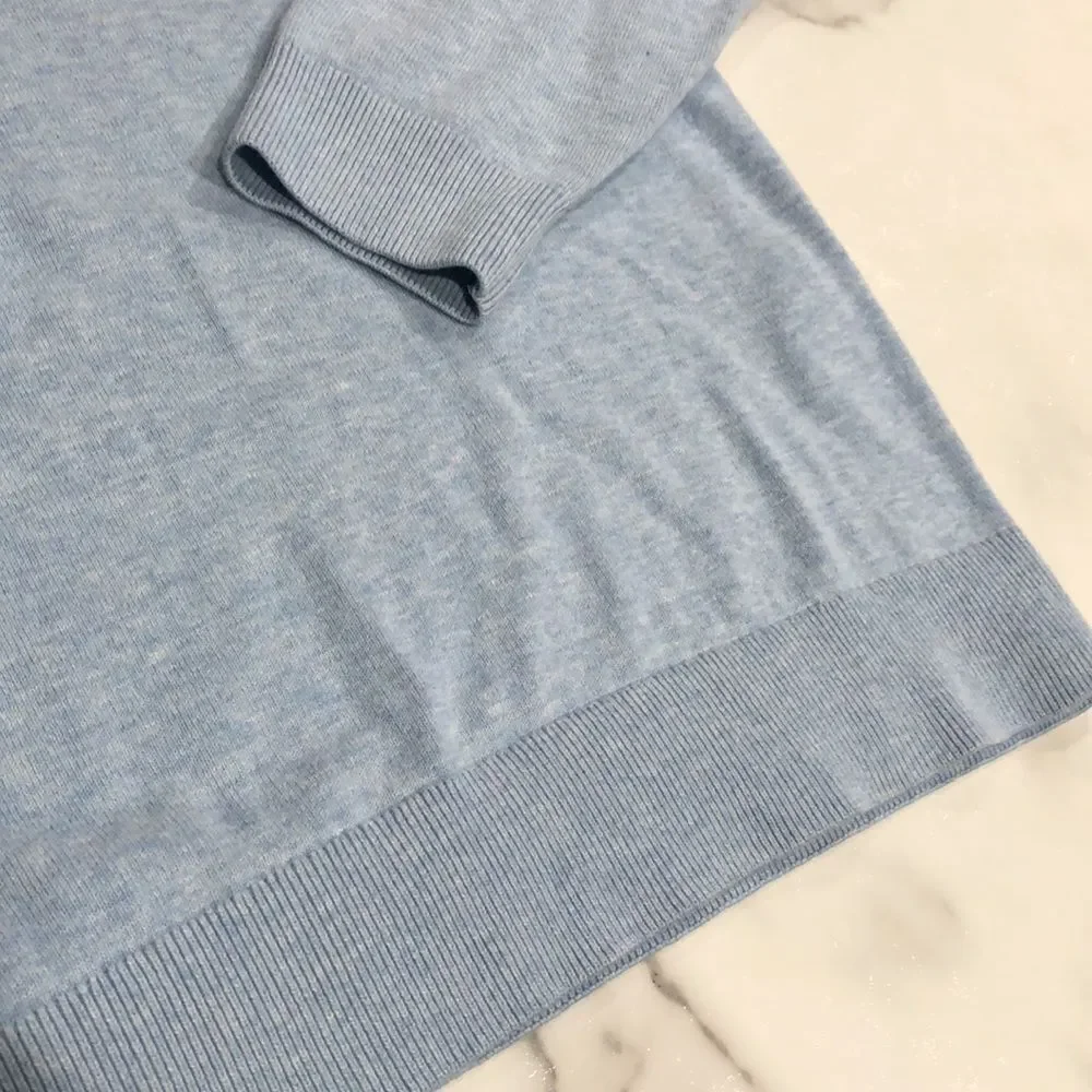 Tom Tailor Light Blue Crew Neck Sweater Fits L
